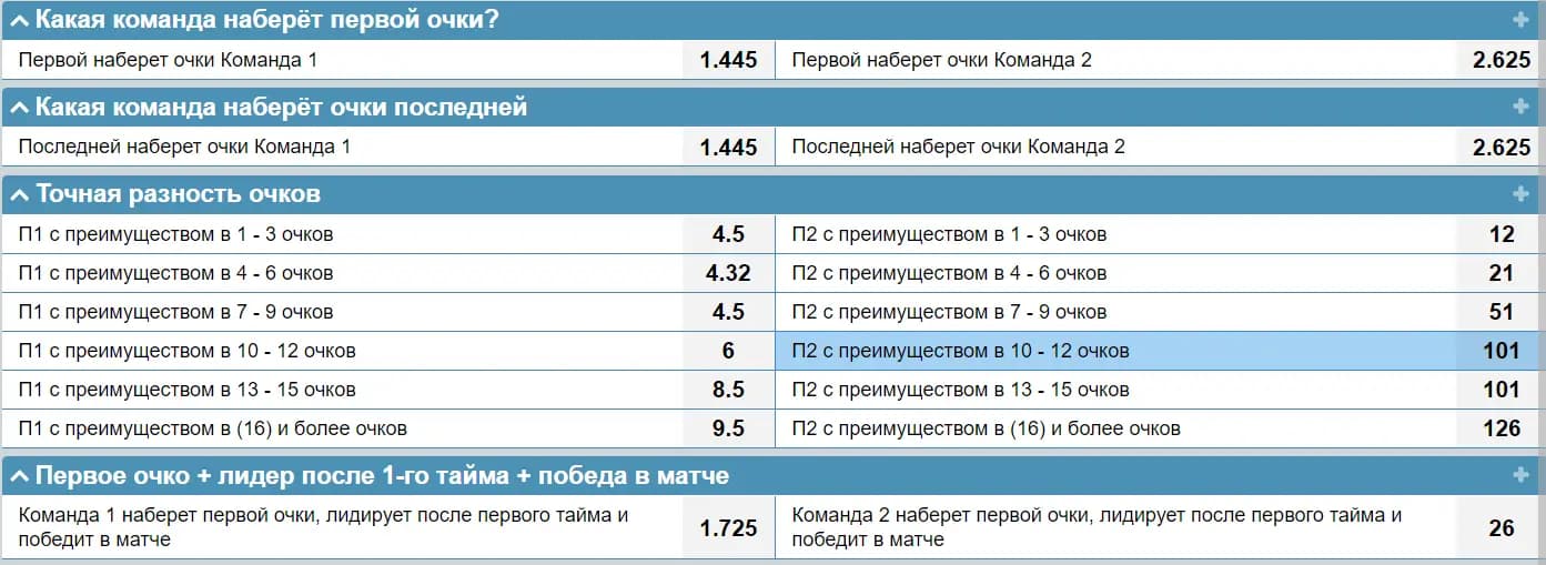 На тайм/матч