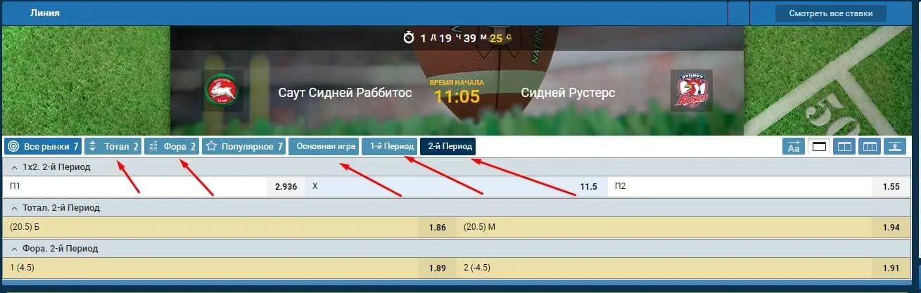 Регби где ставить