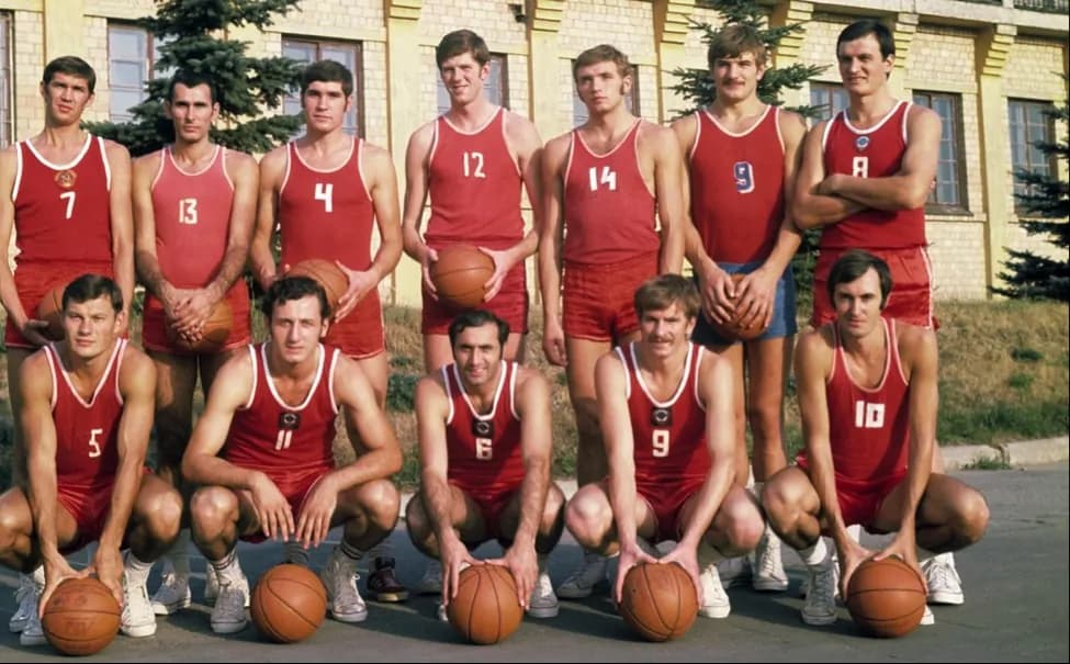 советская команда по баскетболу 1972
