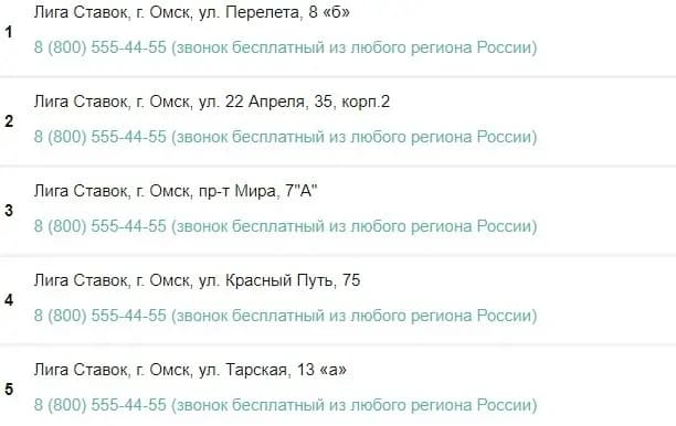 ППС в Омске Лига ставок