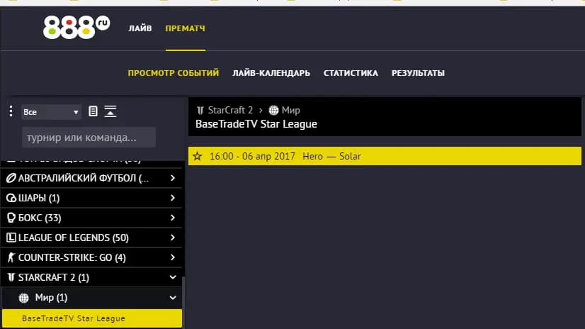 Турниры starcraft 2