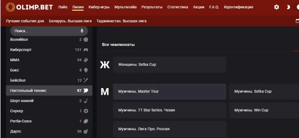 Олимпбет роспись