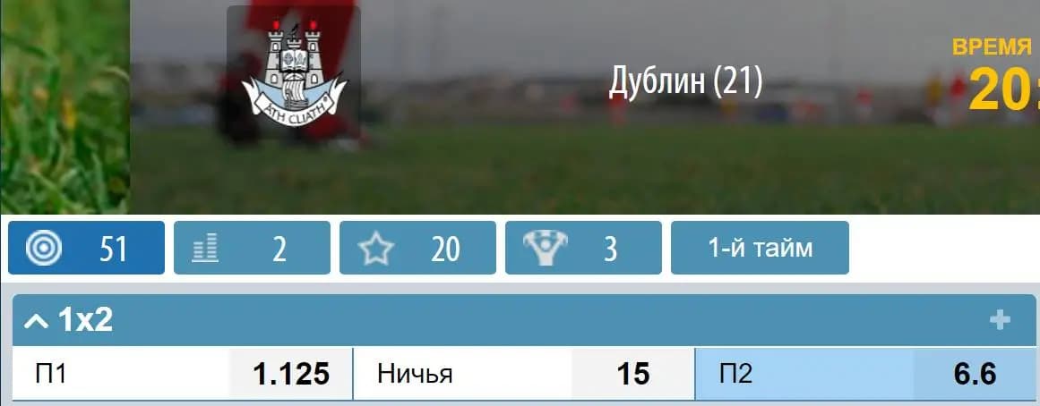 ставка на исход встречи