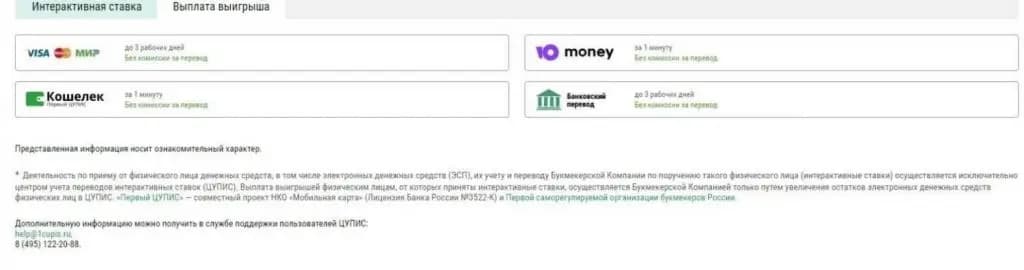 Выбор кошелька