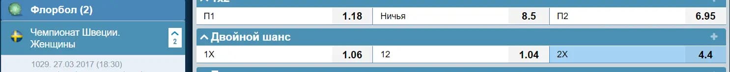 Двойной шанс