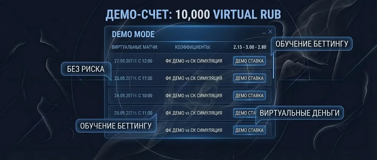 Гостевой счет в букмекерской конторе
