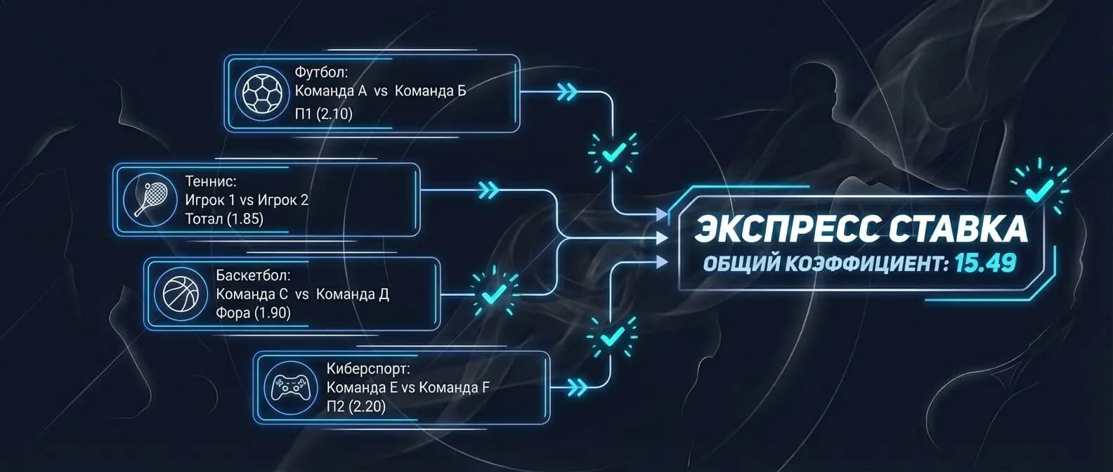экспресс крупные ставки