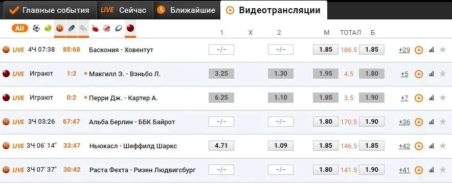 Видеотрансляции