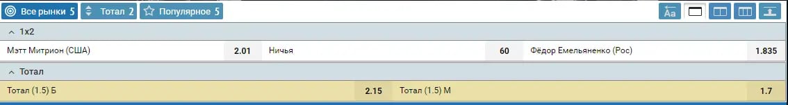 На тотал раундов