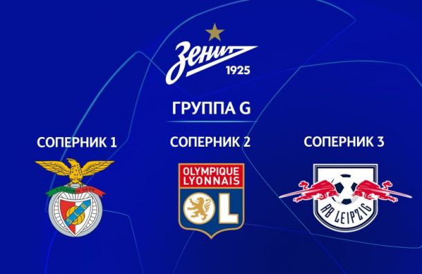 Лига чемпионов «Зенит» попал в группу равных по силам