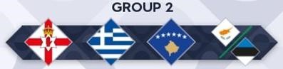 Лига наций: Северная Ирландия Греция Косово Кипр/Эстония