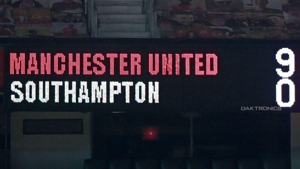 Манчестер Юнайтед — Саутгемптон 9:0