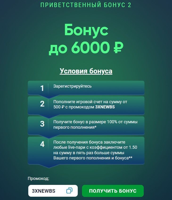 10 000 рублей от БК Бетсити или как получить бонус 50% за первый депозит